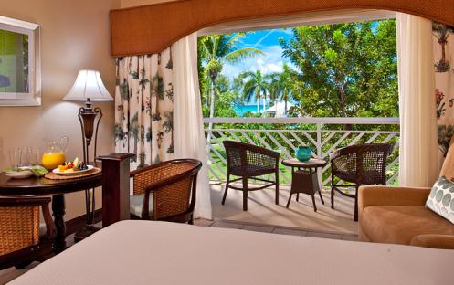 Beaches Turks and Caicos Caribbean Deluxe King - Garden View from the bed